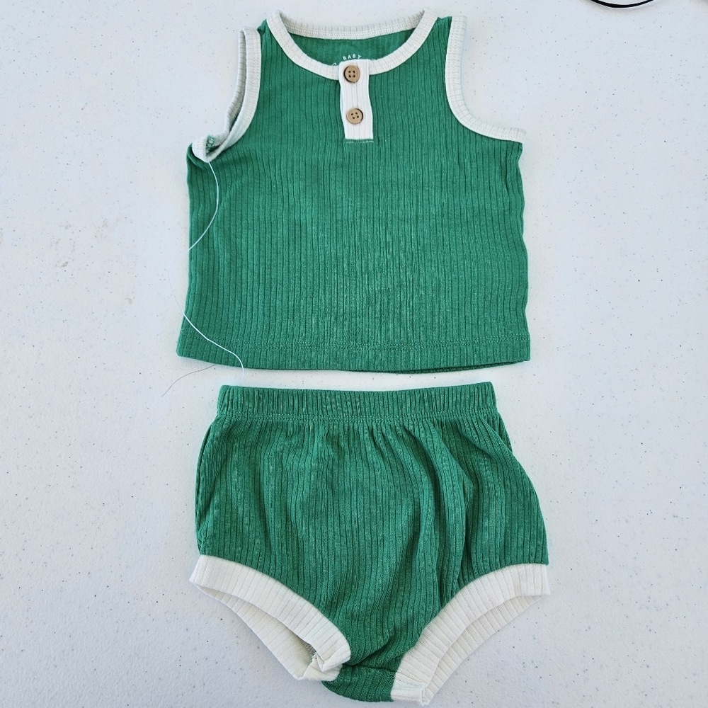 Cat & Jack 2-piece Henley Ribbed Set